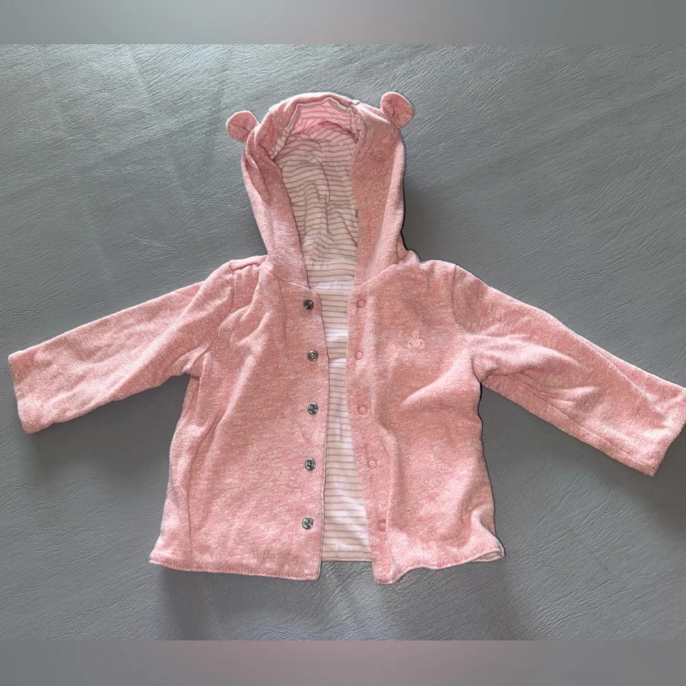 GAP Pink Hooded‎ Jacket with Bear Ears